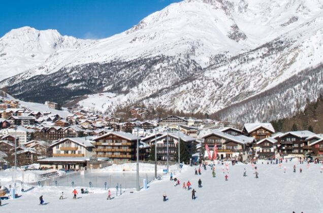 Skiing @ Saas-Fee